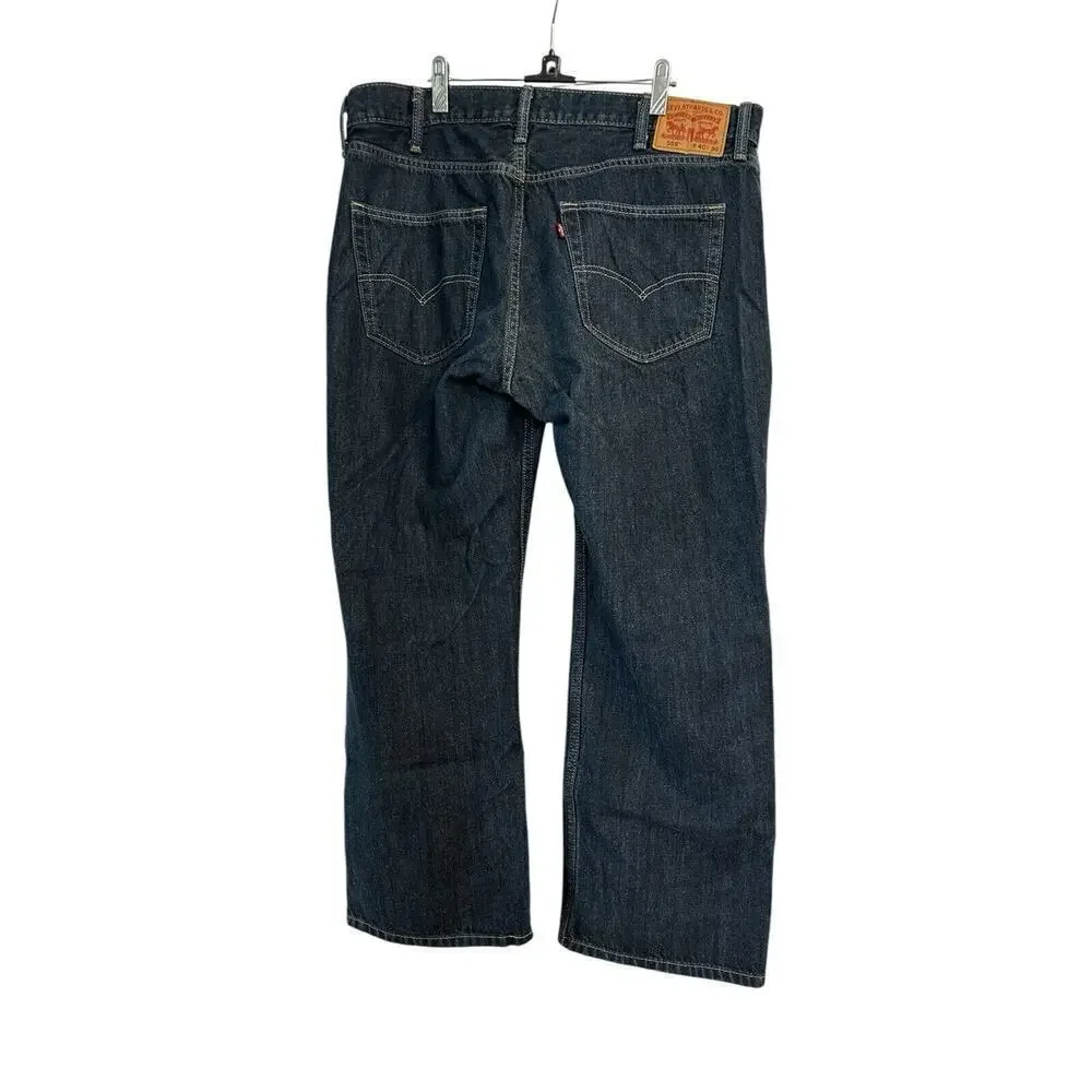 Levi's 559 Relaxed Fit Straight Leg Mens Jeans Blue Size 40 X 30 Denim Pocket
